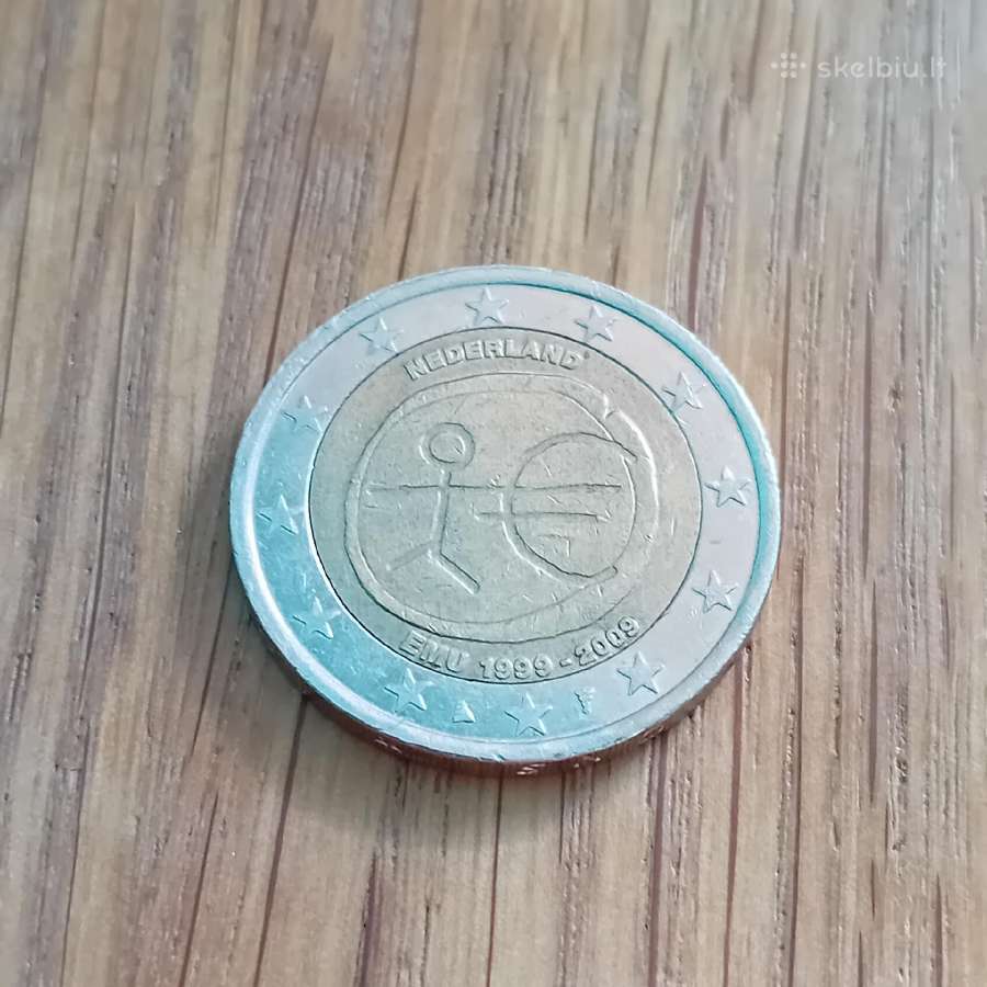 2€ proginės (Nyderlandai, 2 vnt. skirtingos) - nuotraukos Nr. 2