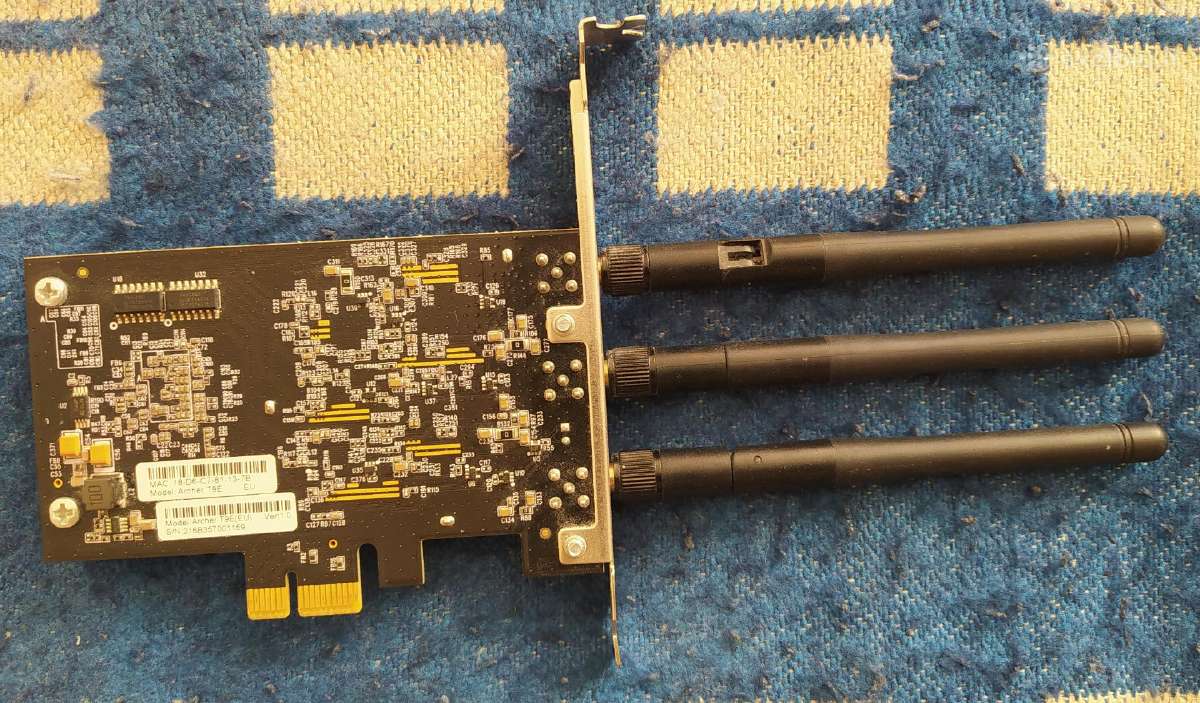 Tp-link Archer T9e Ac1900 tinklo plokštė - nuotraukos Nr. 2
