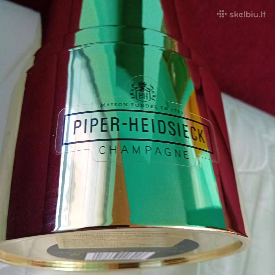 Dėžutė, futliaras nuo Piper-heidsieck šampano - nuotraukos Nr. 3
