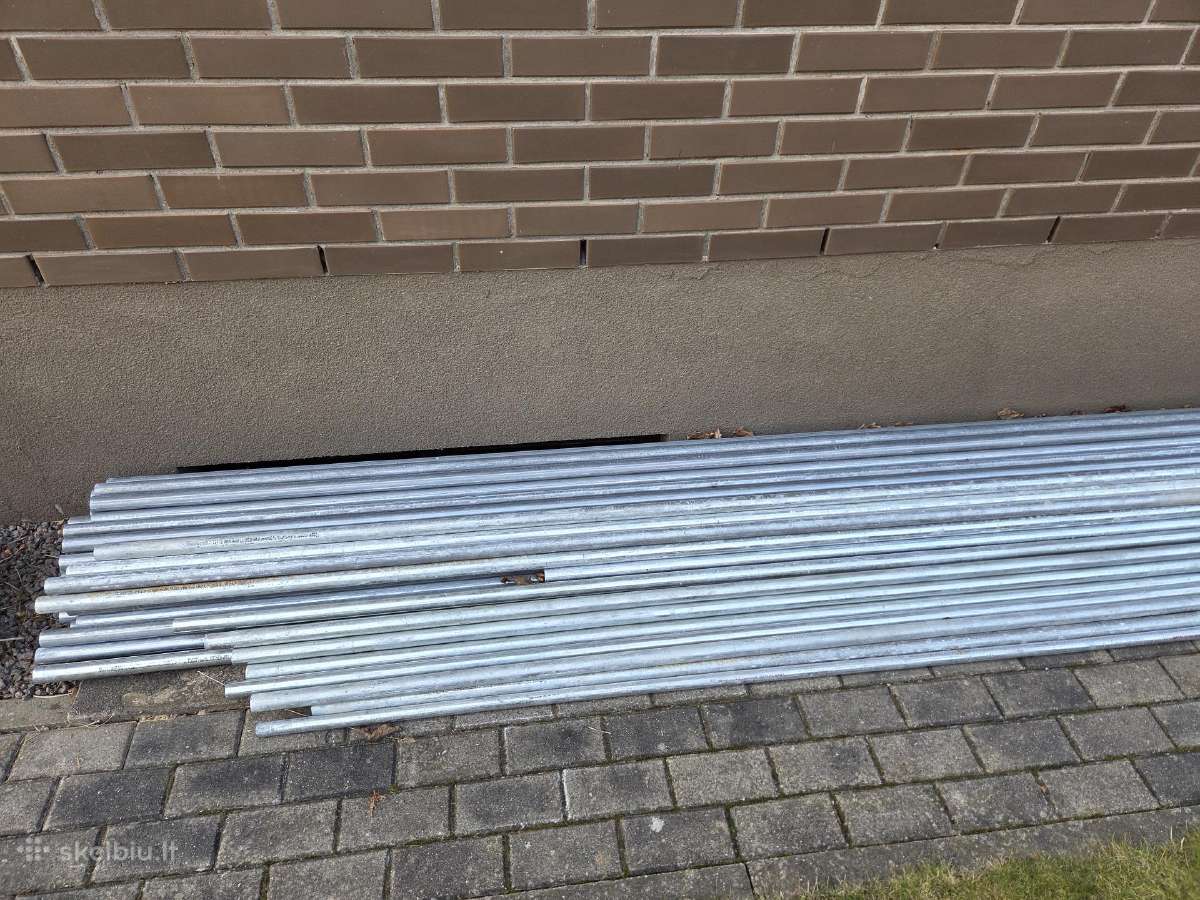 Cinkuoti vamzdžiai tvorai ar dar kam.