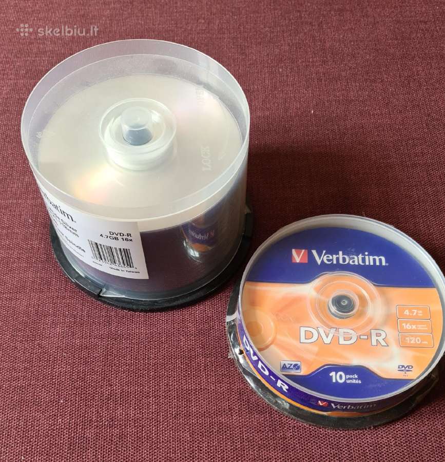 Įrašomi Dvd diskai Werbatim