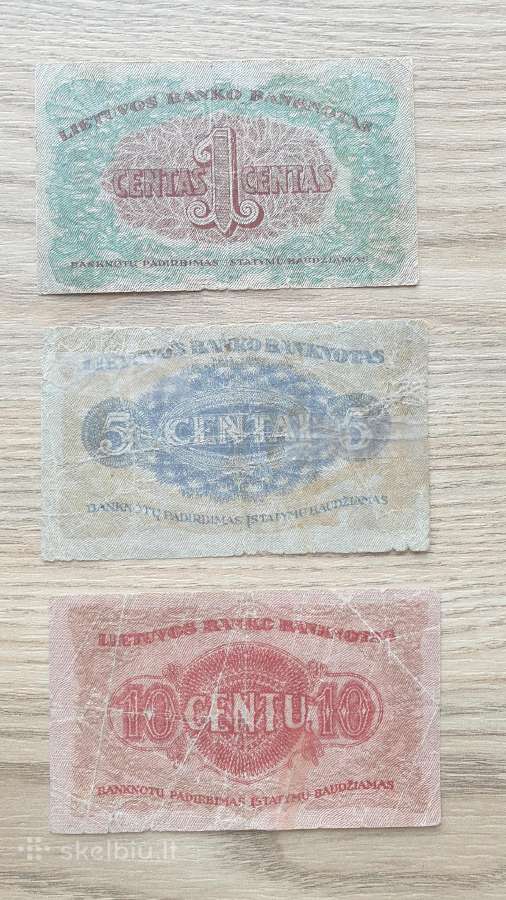 Smetoniški banknotai litai - nuotraukos Nr. 2