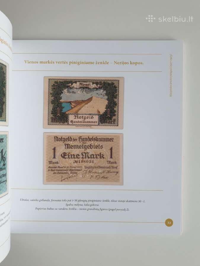 Knyga , Klaipėdos krašto pinigai 1917-1923 '' - nuotraukos Nr. 9