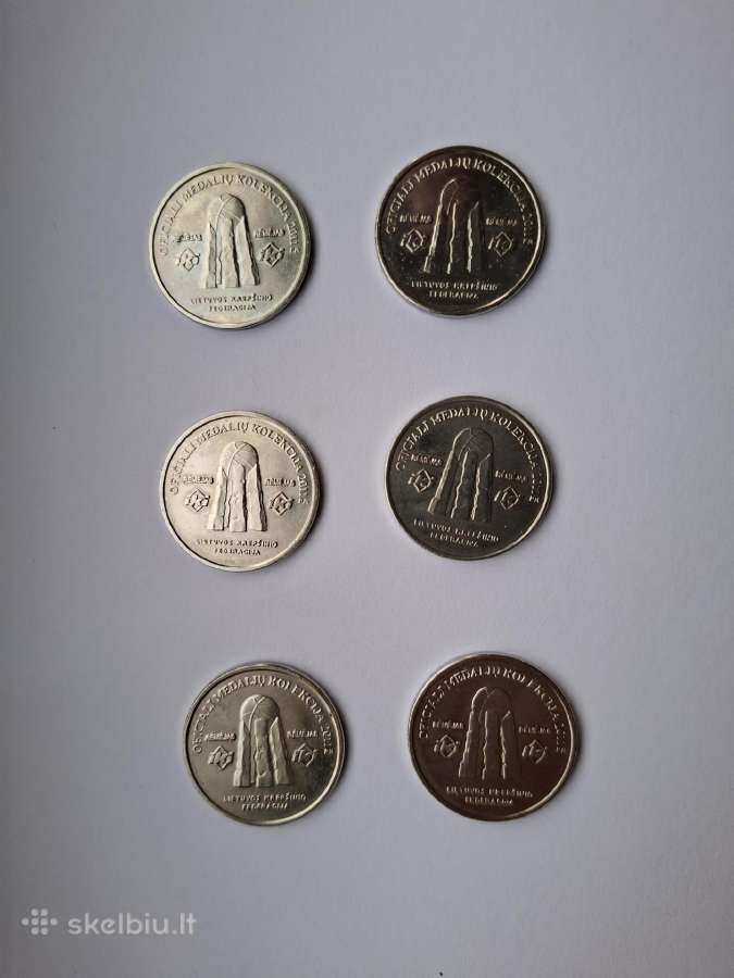 2011 m. Iki medaliai su krepšininkų atvaizdais - nuotraukos Nr. 2