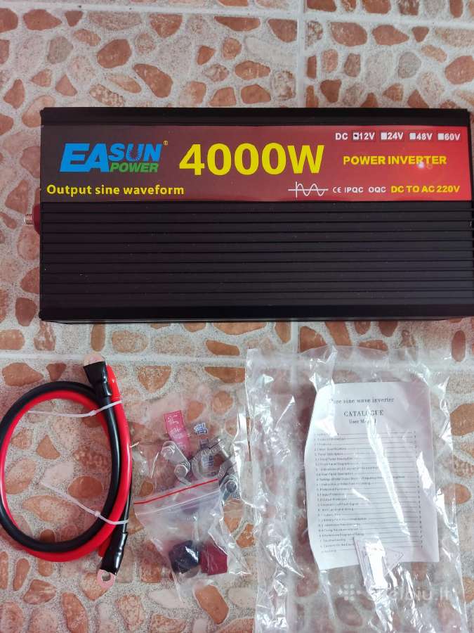 12,24 V sinusinės įtampos inverteris 230v, 4000 W - nuotraukos Nr. 2
