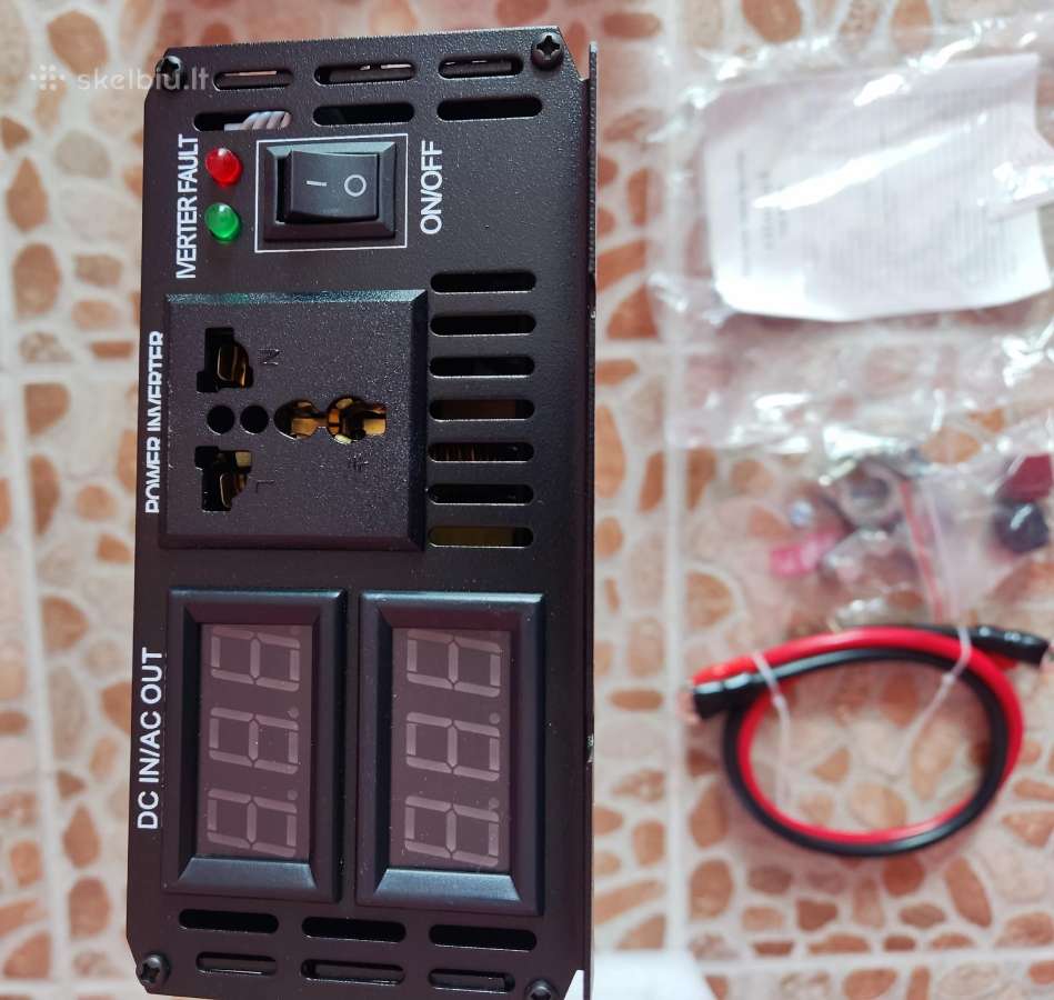 12,24 V sinusinės įtampos inverteris 230v, 4000 W - nuotraukos Nr. 4