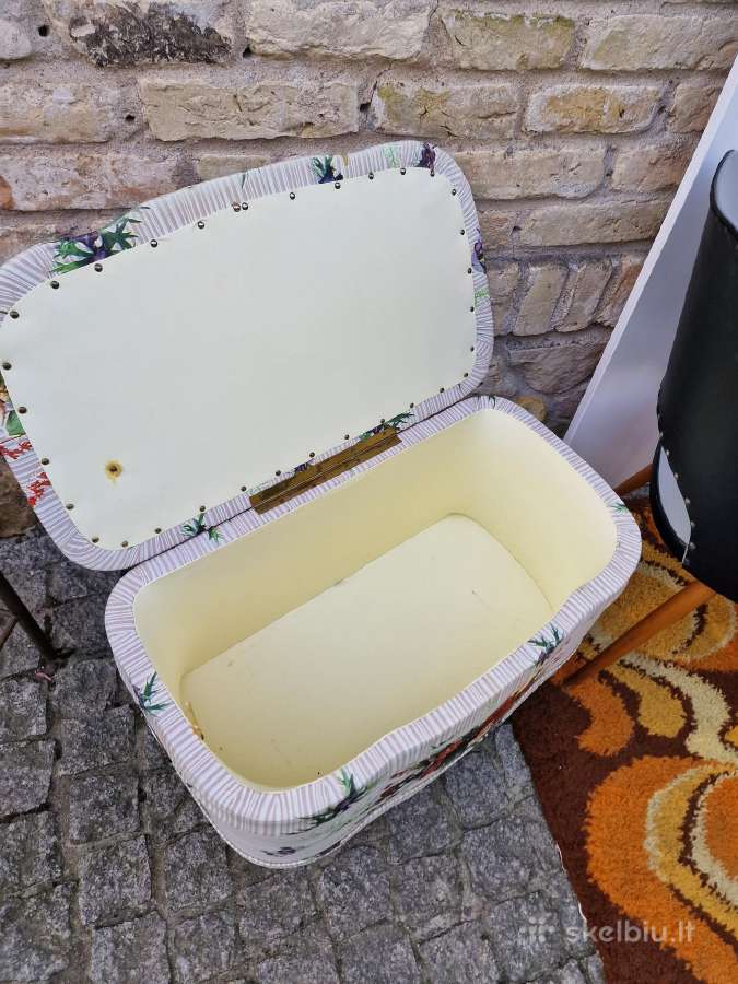 Vintažinis Mid Century pufas/ daiktadėžė - nuotraukos Nr. 3