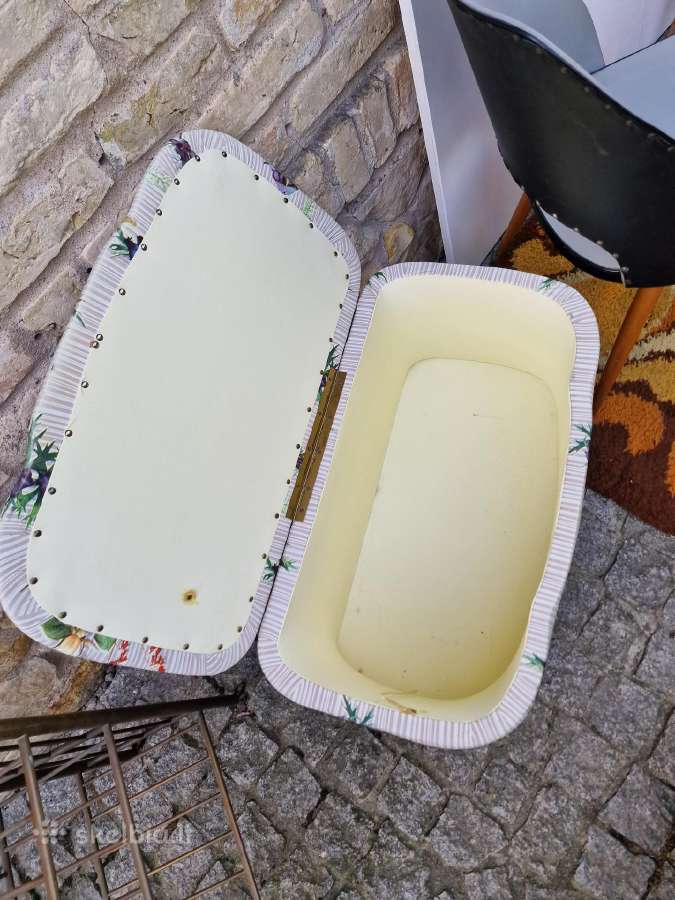Vintažinis Mid Century pufas/ daiktadėžė - nuotraukos Nr. 6