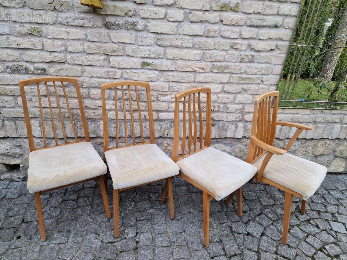 Vintažinės Mid Century bukmedžio kėdės Casala - nuotraukos Nr. 6