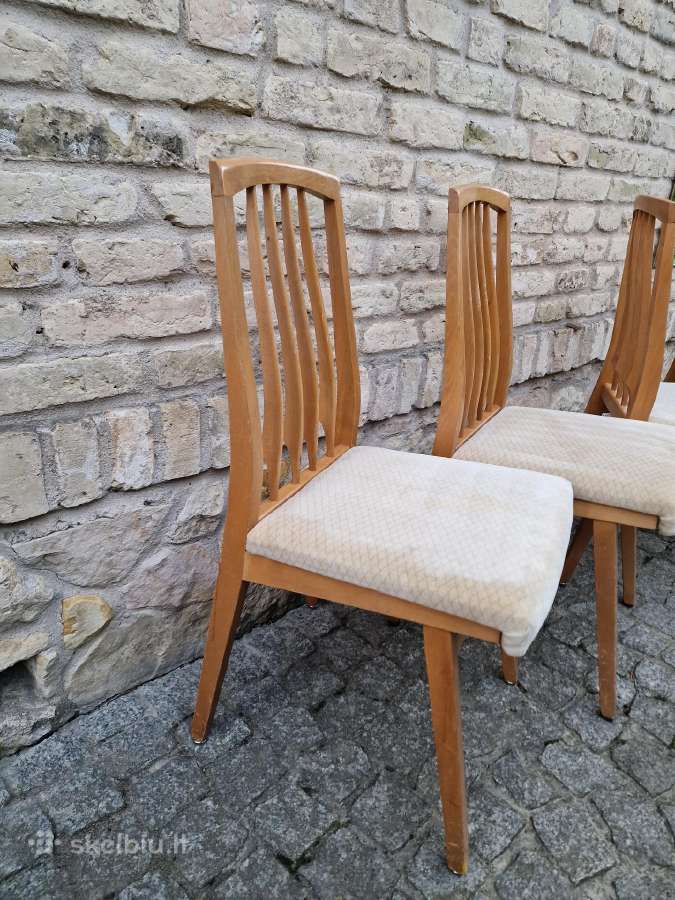 Vintažinės Mid Century bukmedžio kėdės Casala - nuotraukos Nr. 7