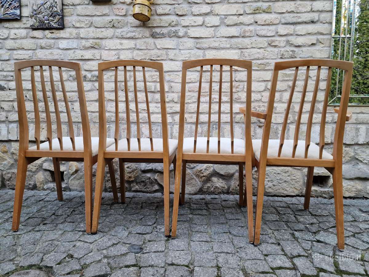 Vintažinės Mid Century bukmedžio kėdės Casala - nuotraukos Nr. 22