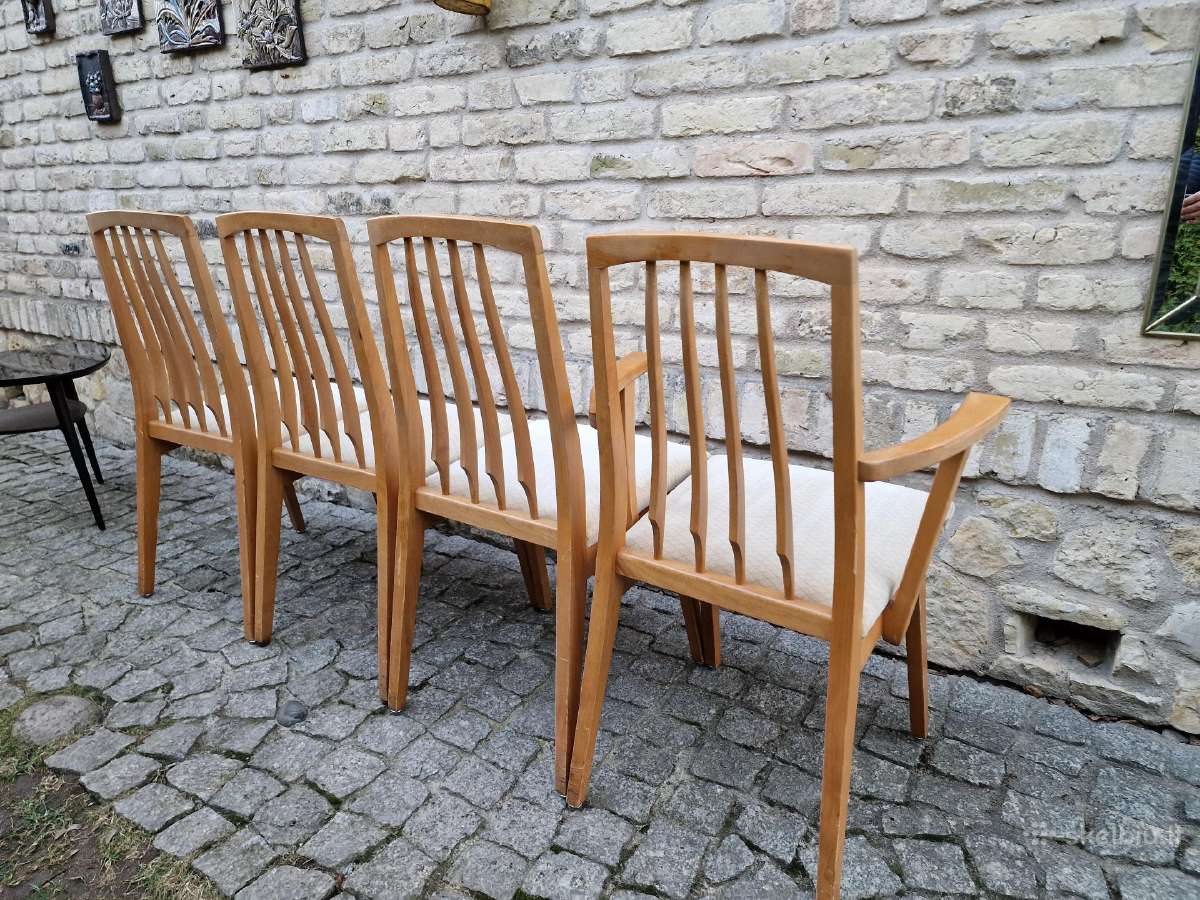 Vintažinės Mid Century bukmedžio kėdės Casala - nuotraukos Nr. 25