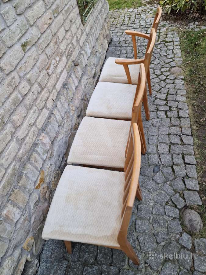 Vintažinės Mid Century bukmedžio kėdės Casala - nuotraukos Nr. 27
