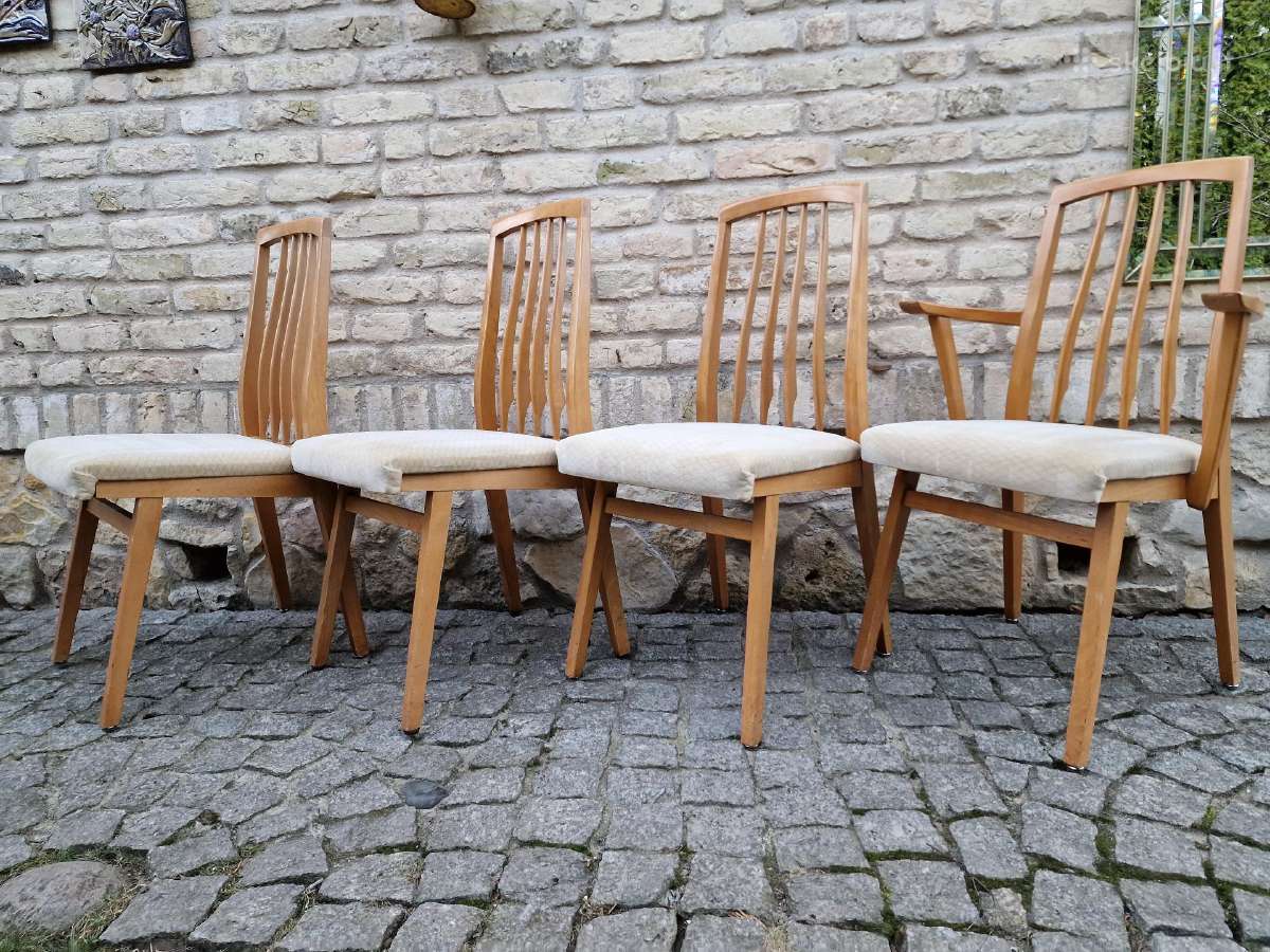 Vintažinės Mid Century bukmedžio kėdės Casala - nuotraukos Nr. 30