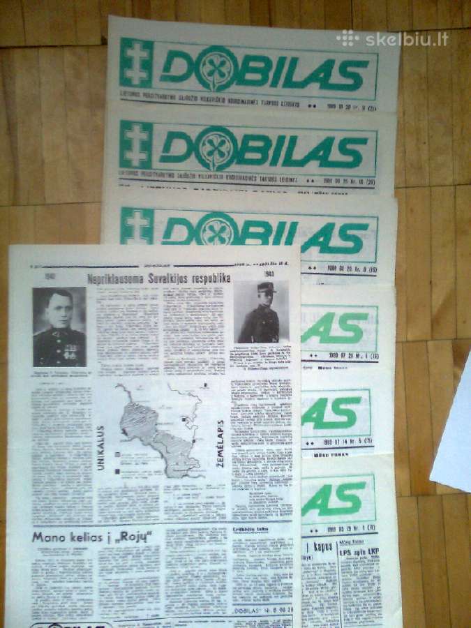 Įvairūs 1989 metų lietuviški laikraščiai - nuotraukos Nr. 9