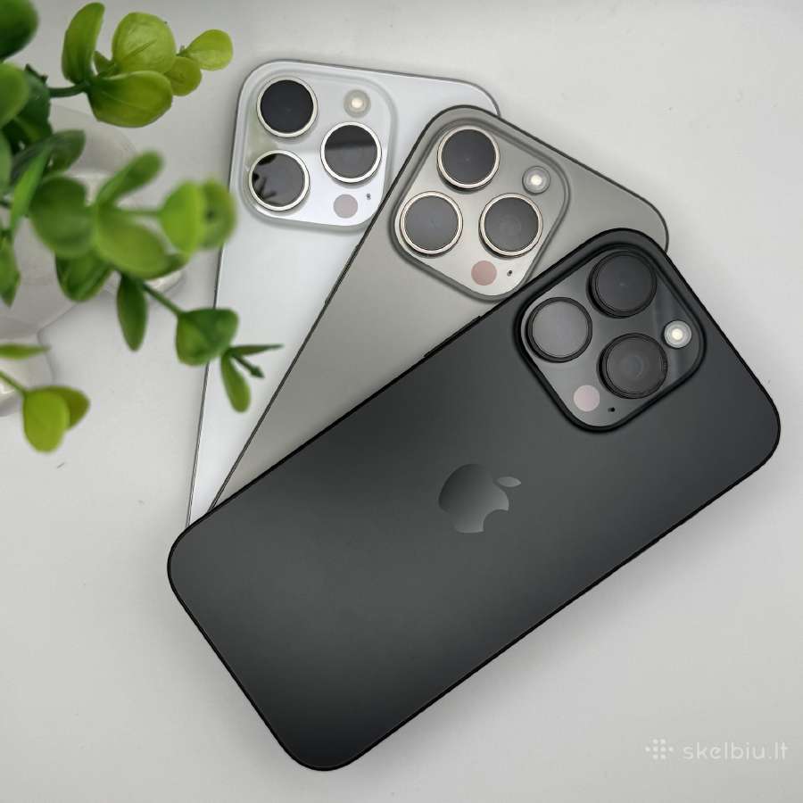 iPhone 16 pro 128-256gb ekspoziciniai su garantija