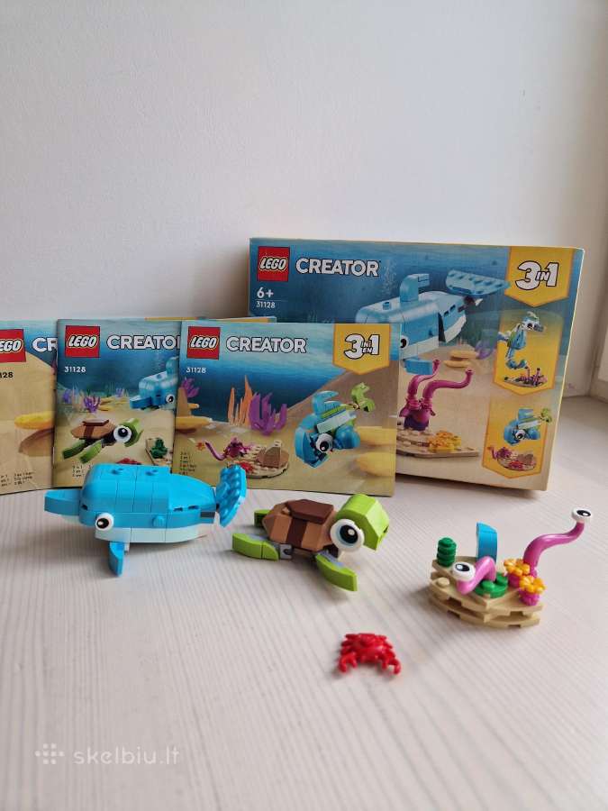 Lego 31128 Creator Delfinas ir vėžlys