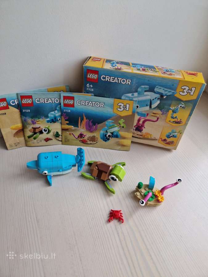 Lego 31128 Creator Delfinas ir vėžlys - nuotraukos Nr. 2
