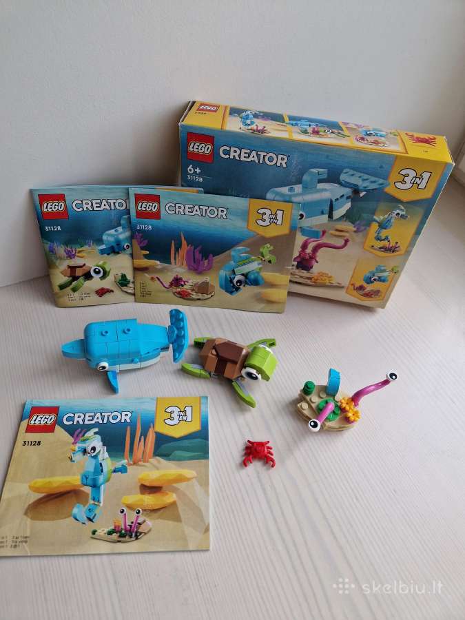 Lego 31128 Creator Delfinas ir vėžlys - nuotraukos Nr. 3