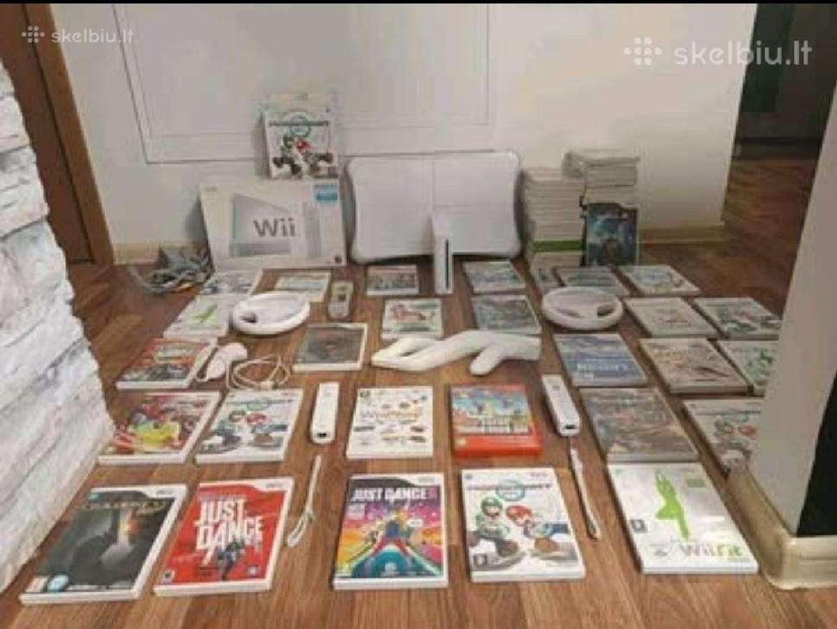 Nintendo wii skirtas judriems vaikams ir teveliams