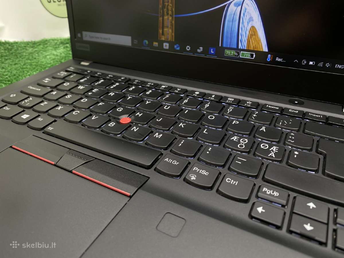 Lenovo Thinkpad T490s i5-8265u 8ram 256ssd #1-106 - nuotraukos Nr. 12