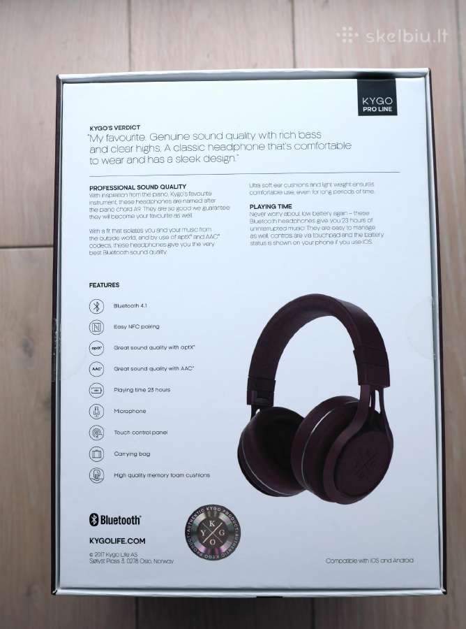 Kygo A9/600 Bluetooth ausines Naujos - nuotraukos Nr. 3
