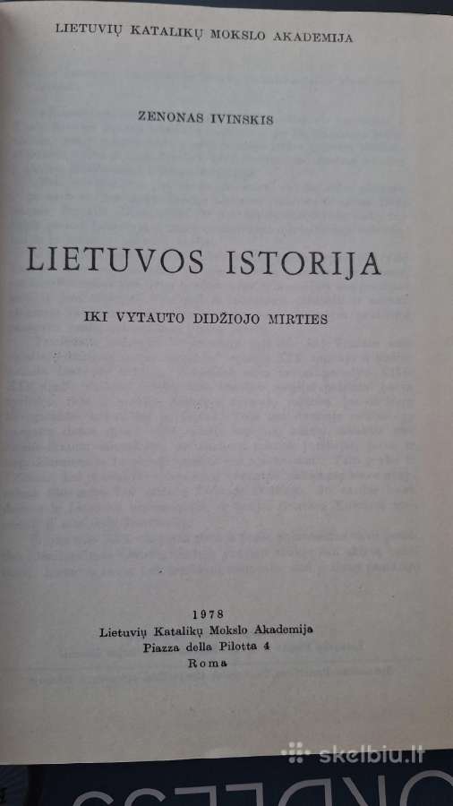 Z.ivinskis Lietuvos istorija iki Vytauto Didžiojo - nuotraukos Nr. 2