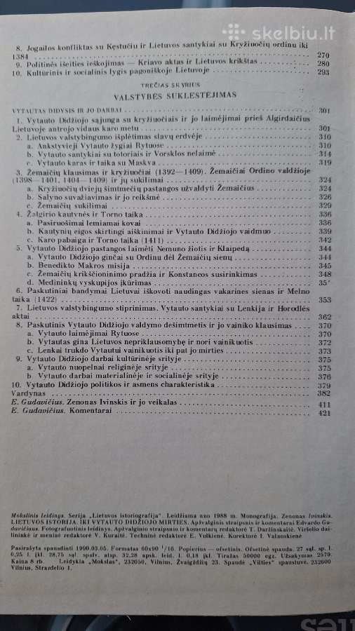 Z.ivinskis Lietuvos istorija iki Vytauto Didžiojo - nuotraukos Nr. 3