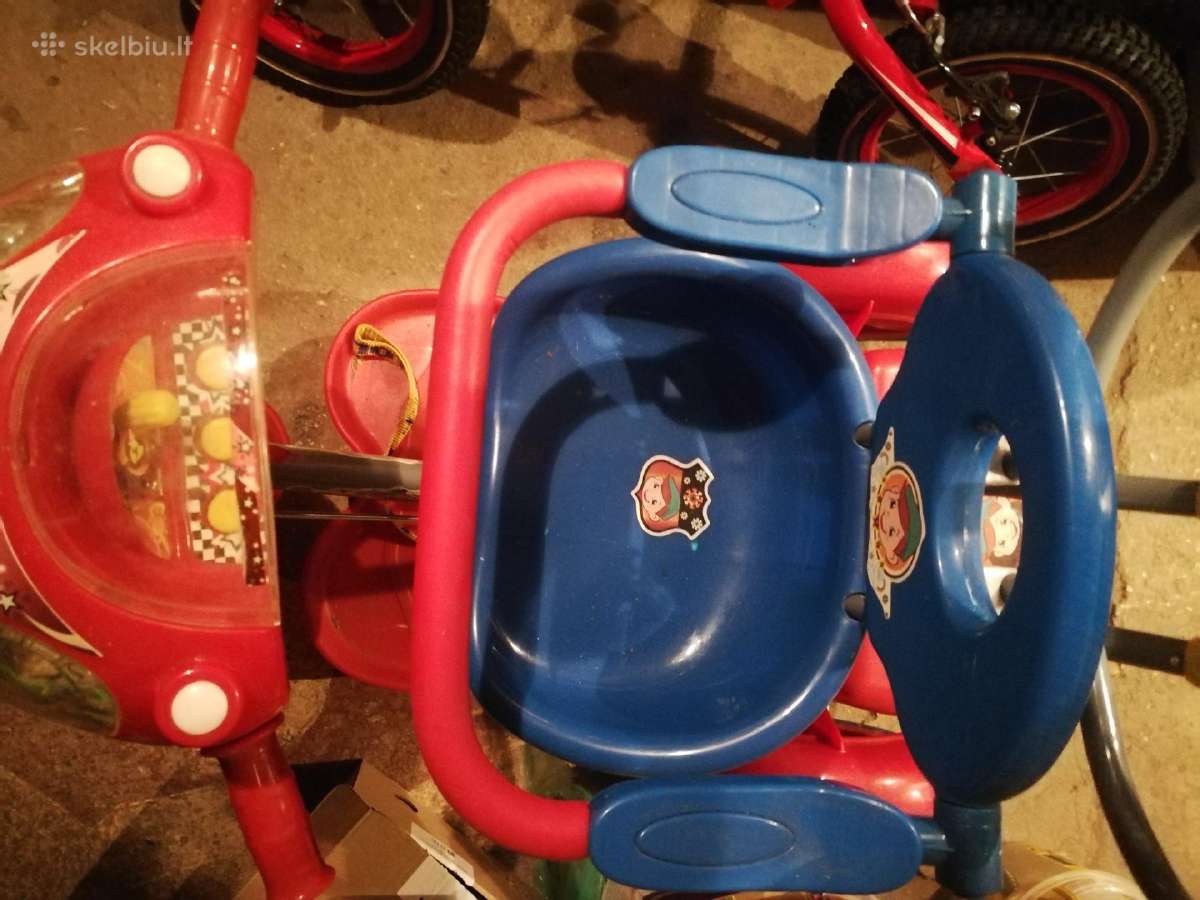 Dviratukas su pedalais ir tėvų rankena - nuotraukos Nr. 4