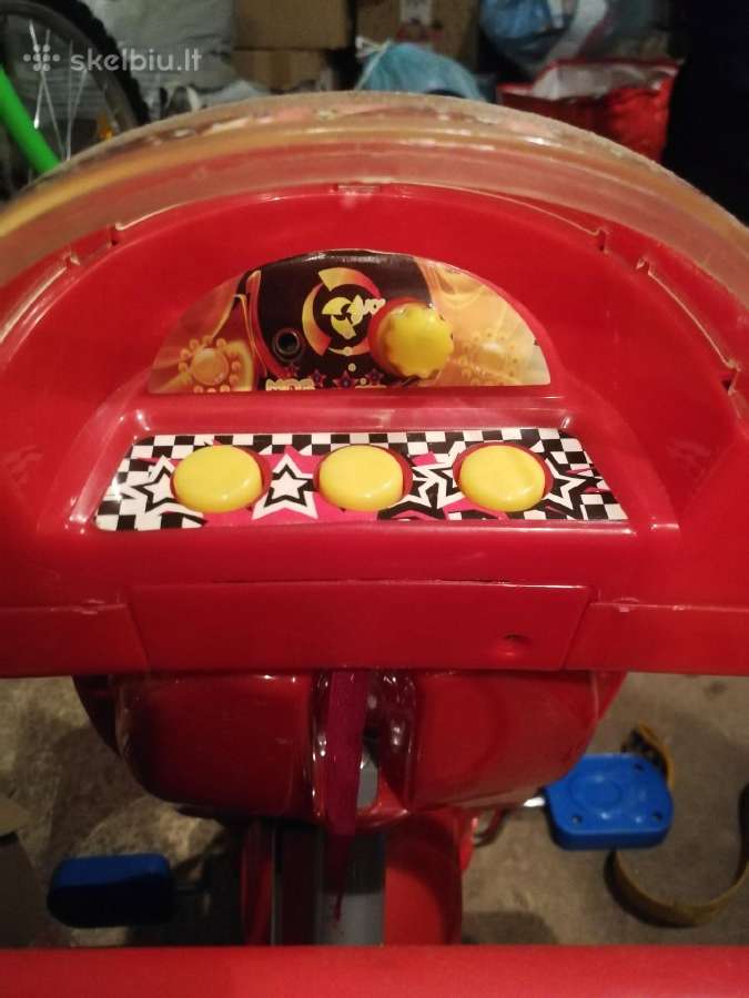 Dviratukas su pedalais ir tėvų rankena - nuotraukos Nr. 5