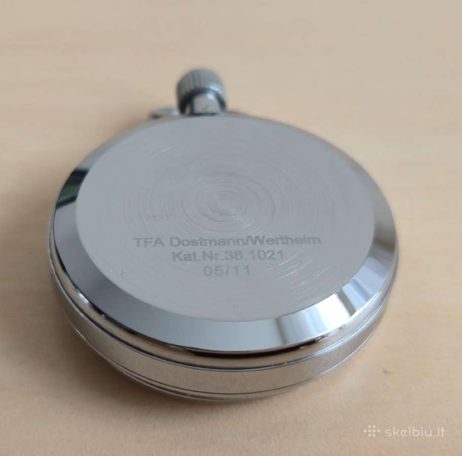 Sekundmatis mechaninis chronometras Tfa 38.1021 - nuotraukos Nr. 4
