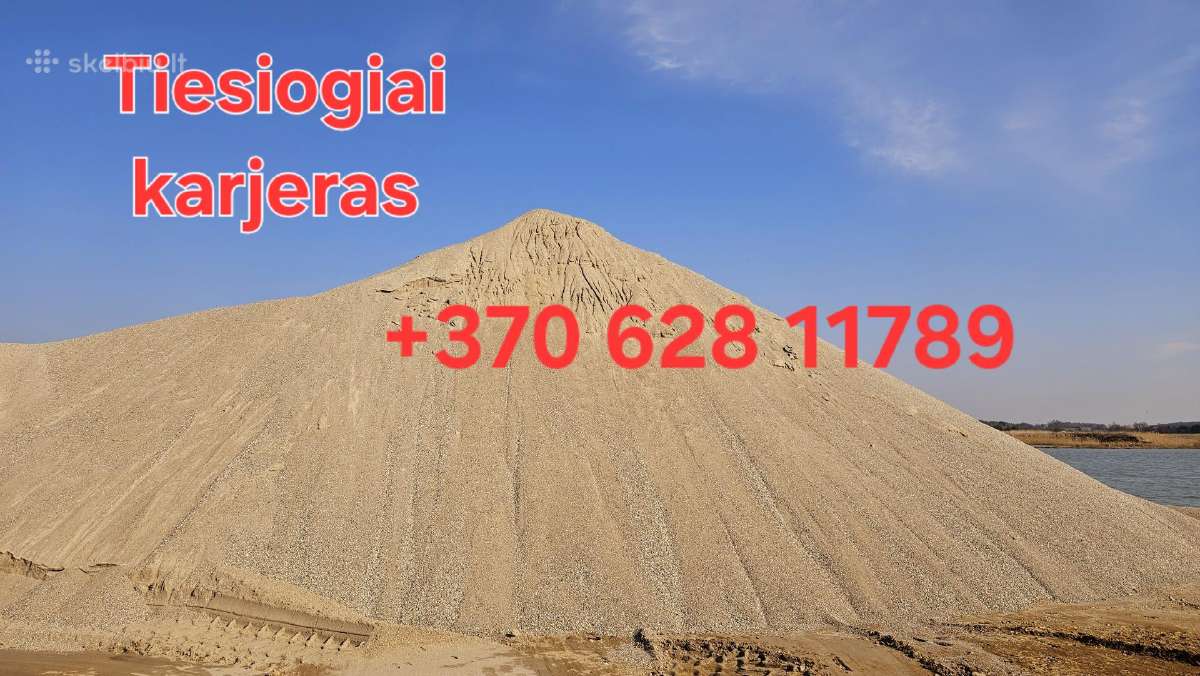 Žvyras-smėlis-skalda-juodžemis- atvežame