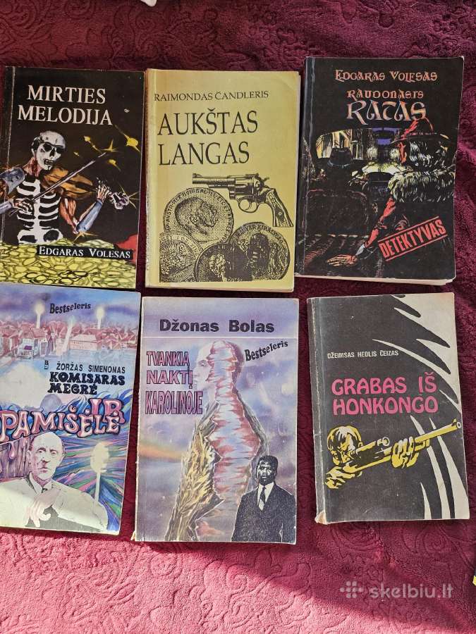 Detektyvai knygos