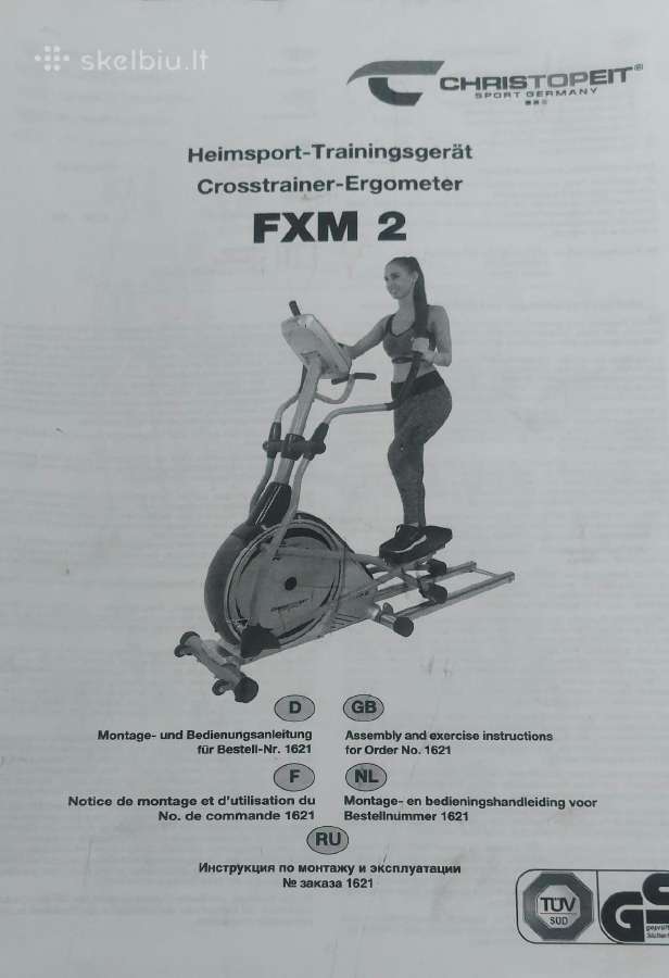 Elipsinis treniruoklis Christopeit Sport Fxm2 Ergo - nuotraukos Nr. 3