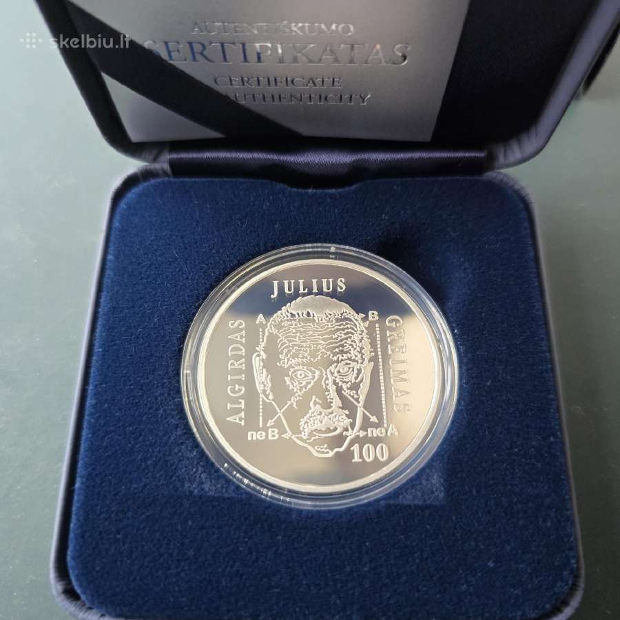 Lietuva 2017m 20eurų Julius Greimas