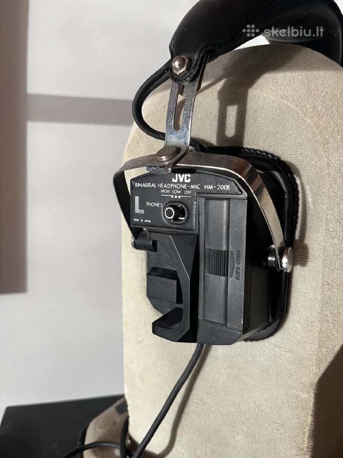 Ausinės su originaliu JVC stovu JVC Hm-200e - nuotraukos Nr. 7