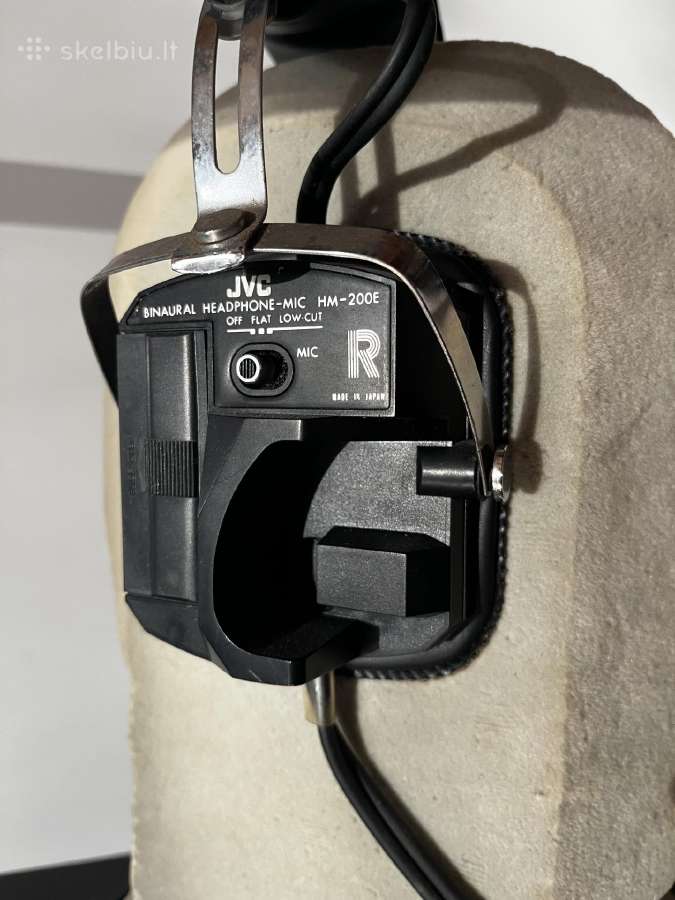 Ausinės su originaliu JVC stovu JVC Hm-200e - nuotraukos Nr. 8