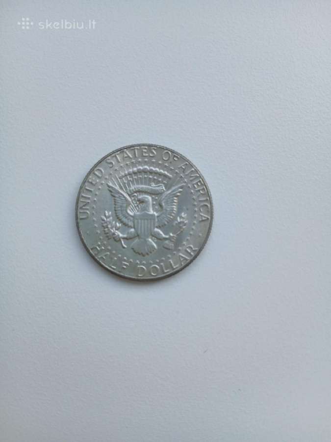Sidabras JAV Half Dollar 1969 D (Kenedis) - nuotraukos Nr. 2