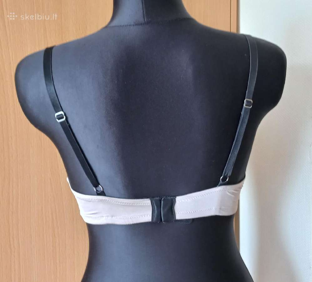 Lindex liemenėlė kūno spalvos su gefiūru - nuotraukos Nr. 4
