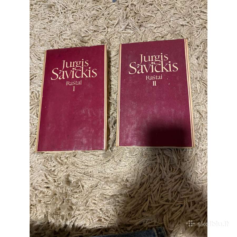 Jurgis Savickis. Raštai 1-2 dalys