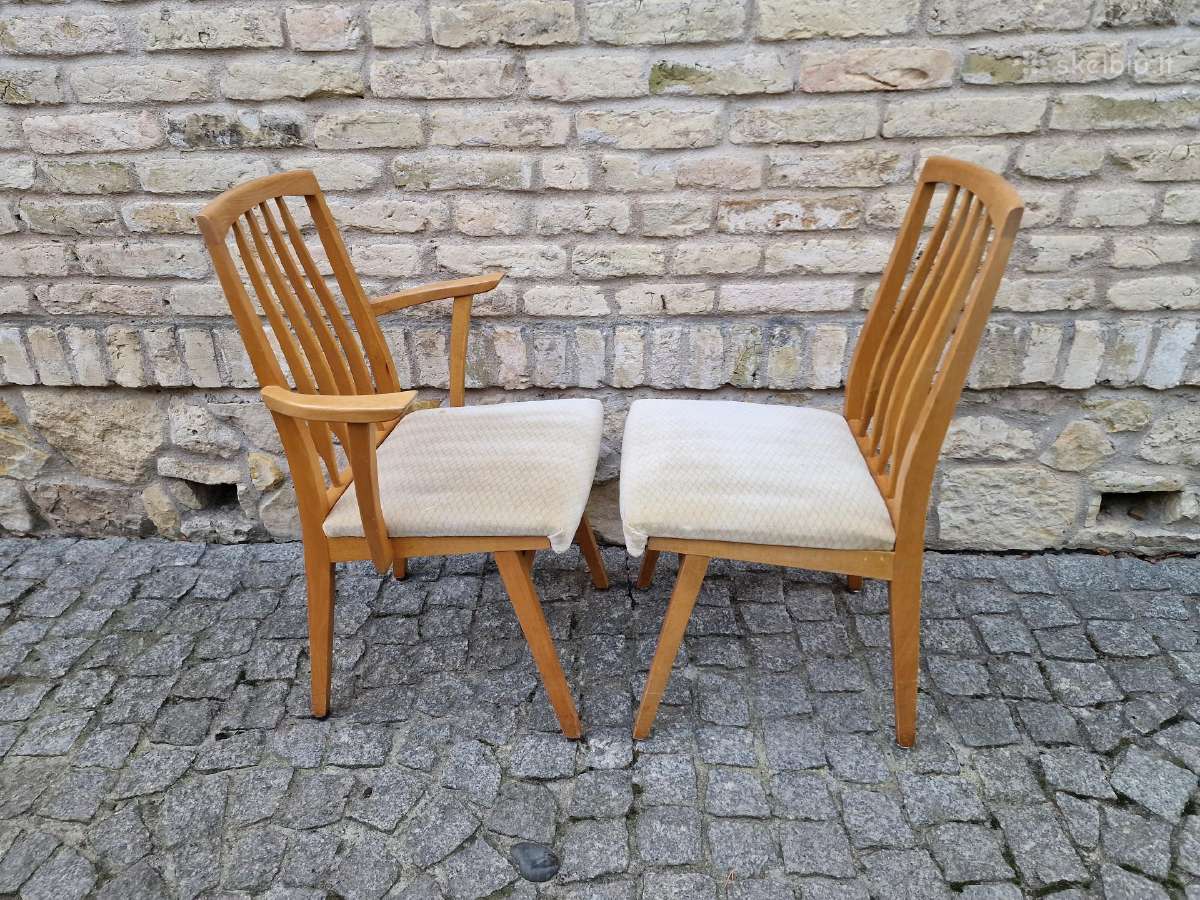 Vintažinės Mid Century bukmedžio kėdės Casala - nuotraukos Nr. 34