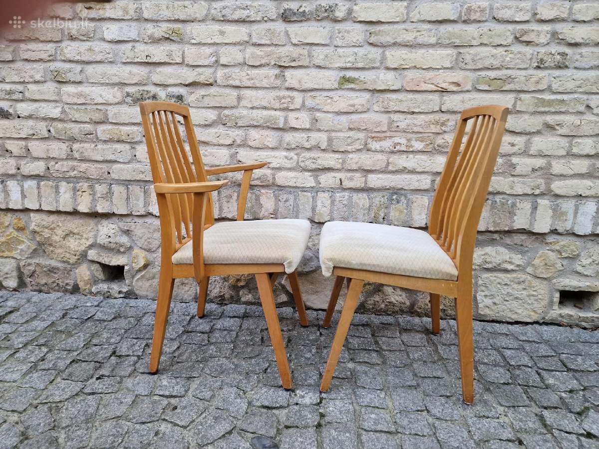 Vintažinės Mid Century bukmedžio kėdės Casala - nuotraukos Nr. 37