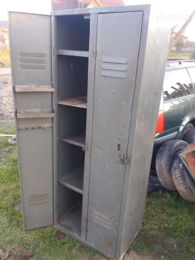 Metalinė spynta spintelė dvidurė