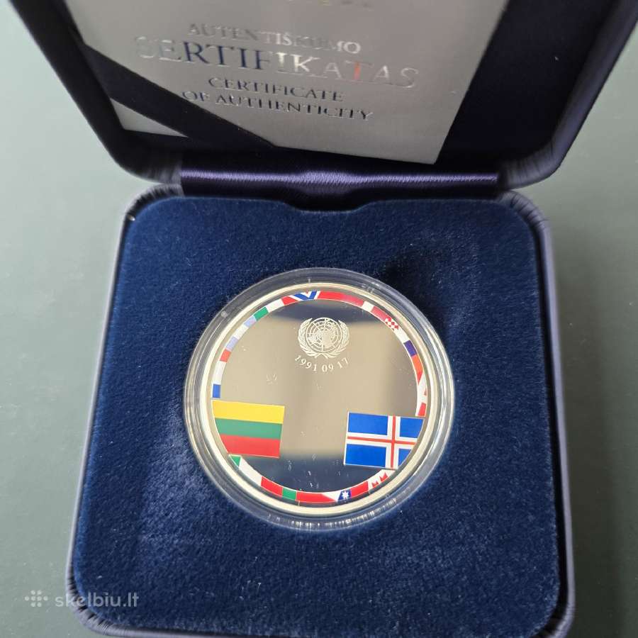 Lietuva 2016 20 Eurų Nepriklaus. įtvirtinimo 25 m.