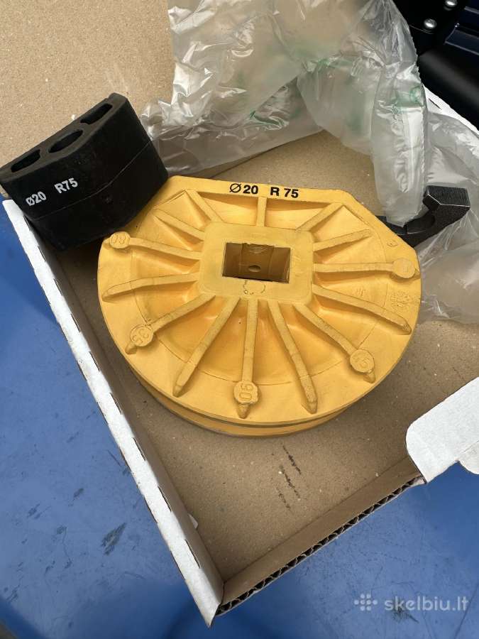 Rems curvo lenkimo segmentas D20 sliauziklis D12