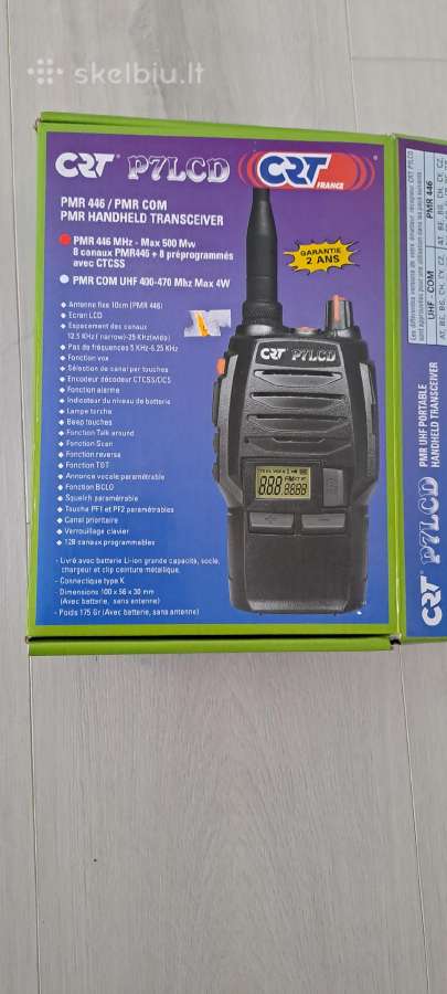 Radijo stotelės (racija) Crt P7lcd