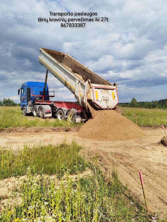 Juodžemis,smėlis(pamatam)akmenės skaldą,26t