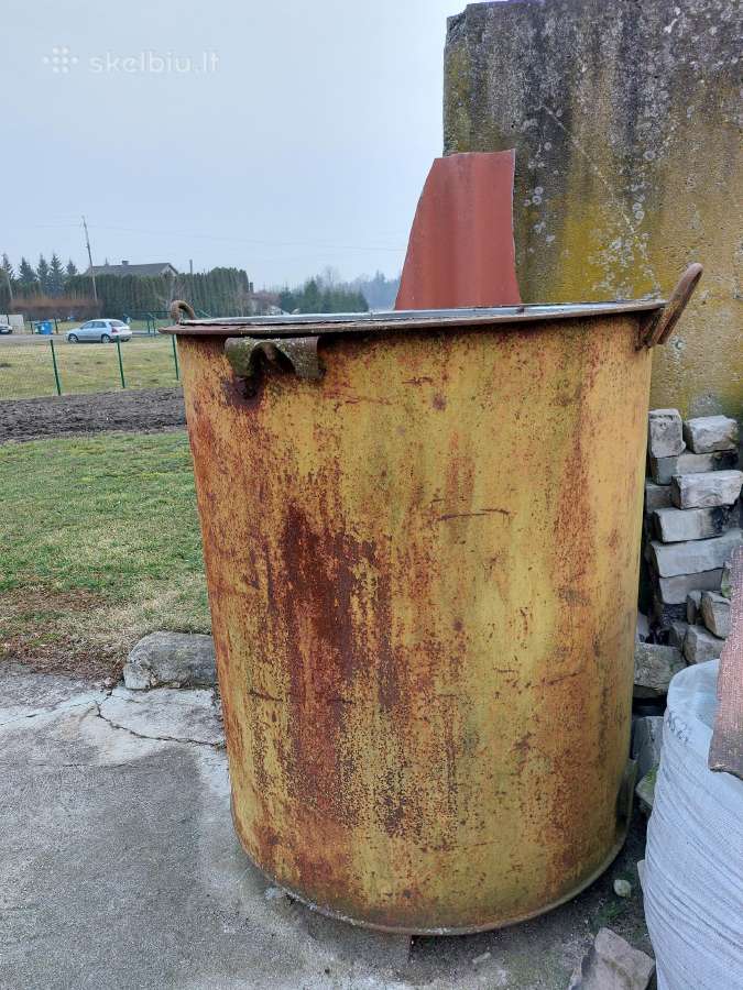Storasienė metalinė talpa - nuotraukos Nr. 2