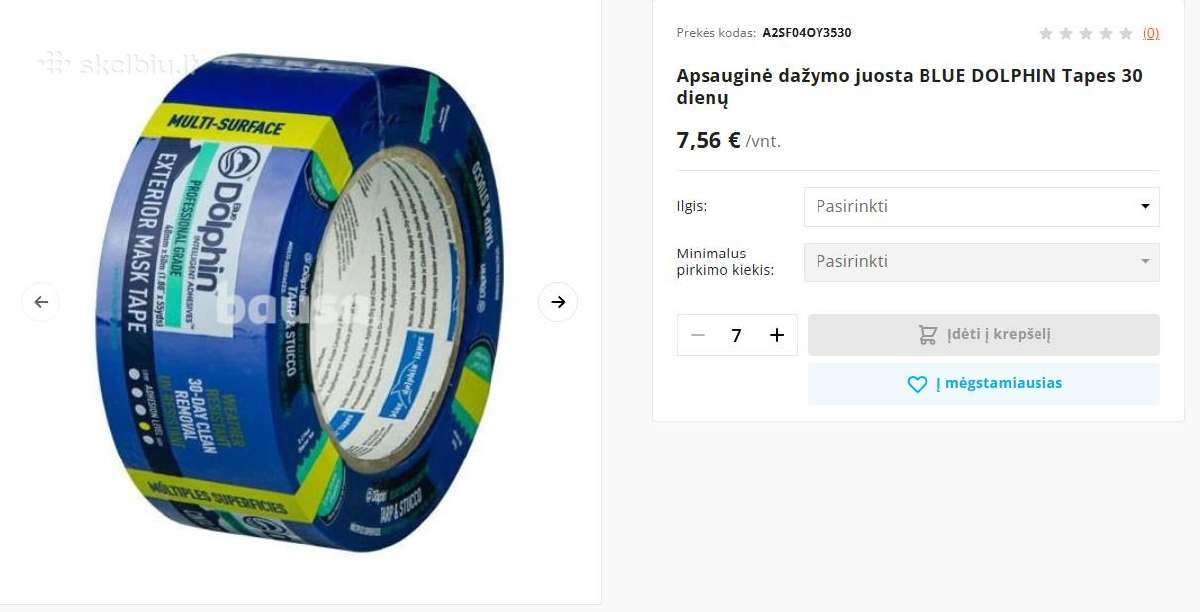 Lipni juosta Pattex, Blue Dolphin, Duck Tape - nuotraukos Nr. 5