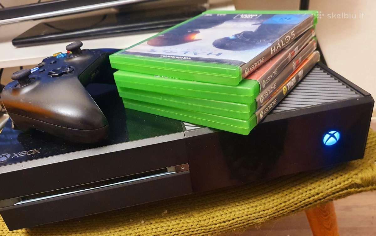 Xbox One, Black, 500gb + 7 žaidimai - nuotraukos Nr. 3